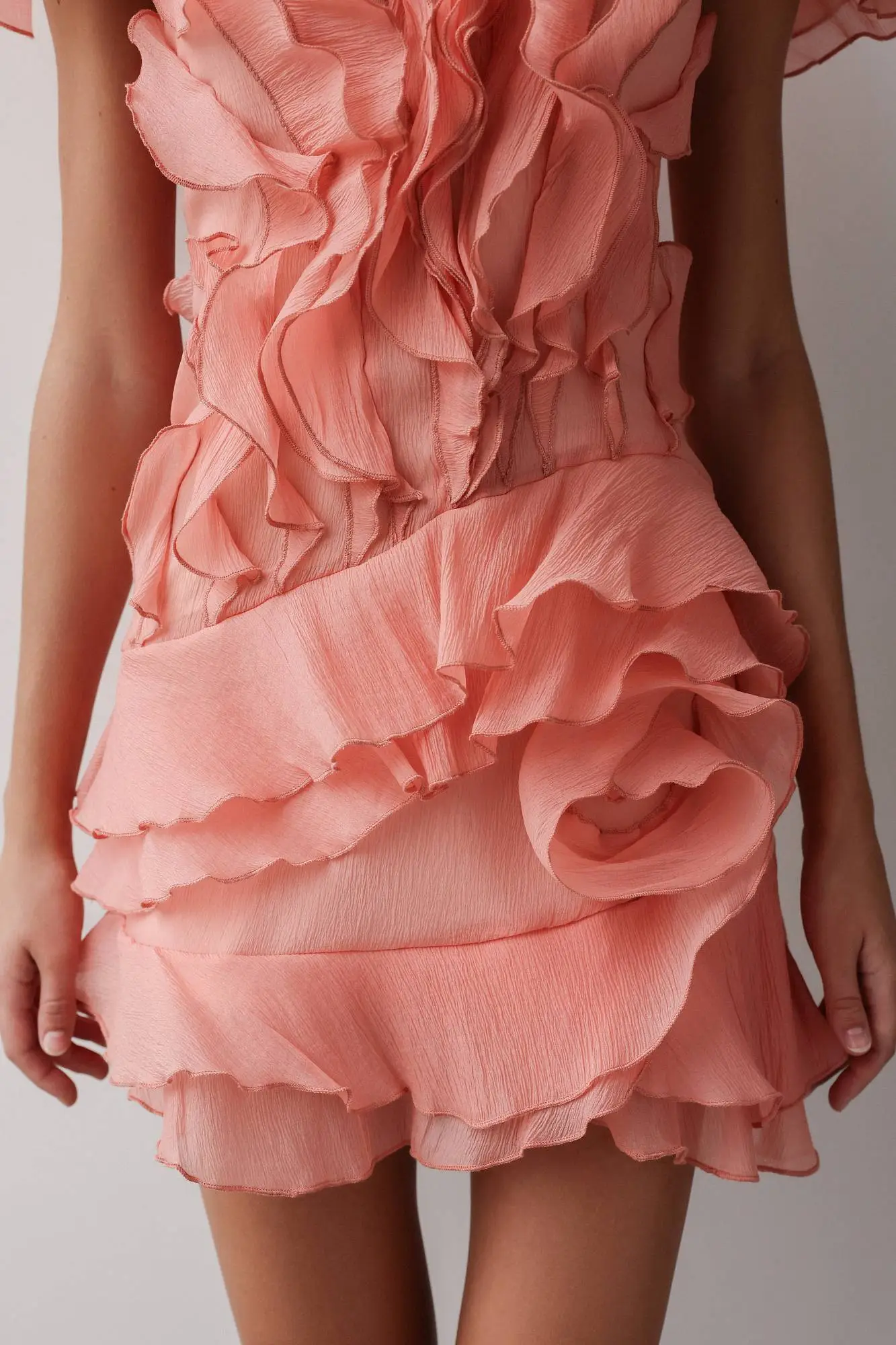 Платье (M (44RU), коралловый). Избражение № 5