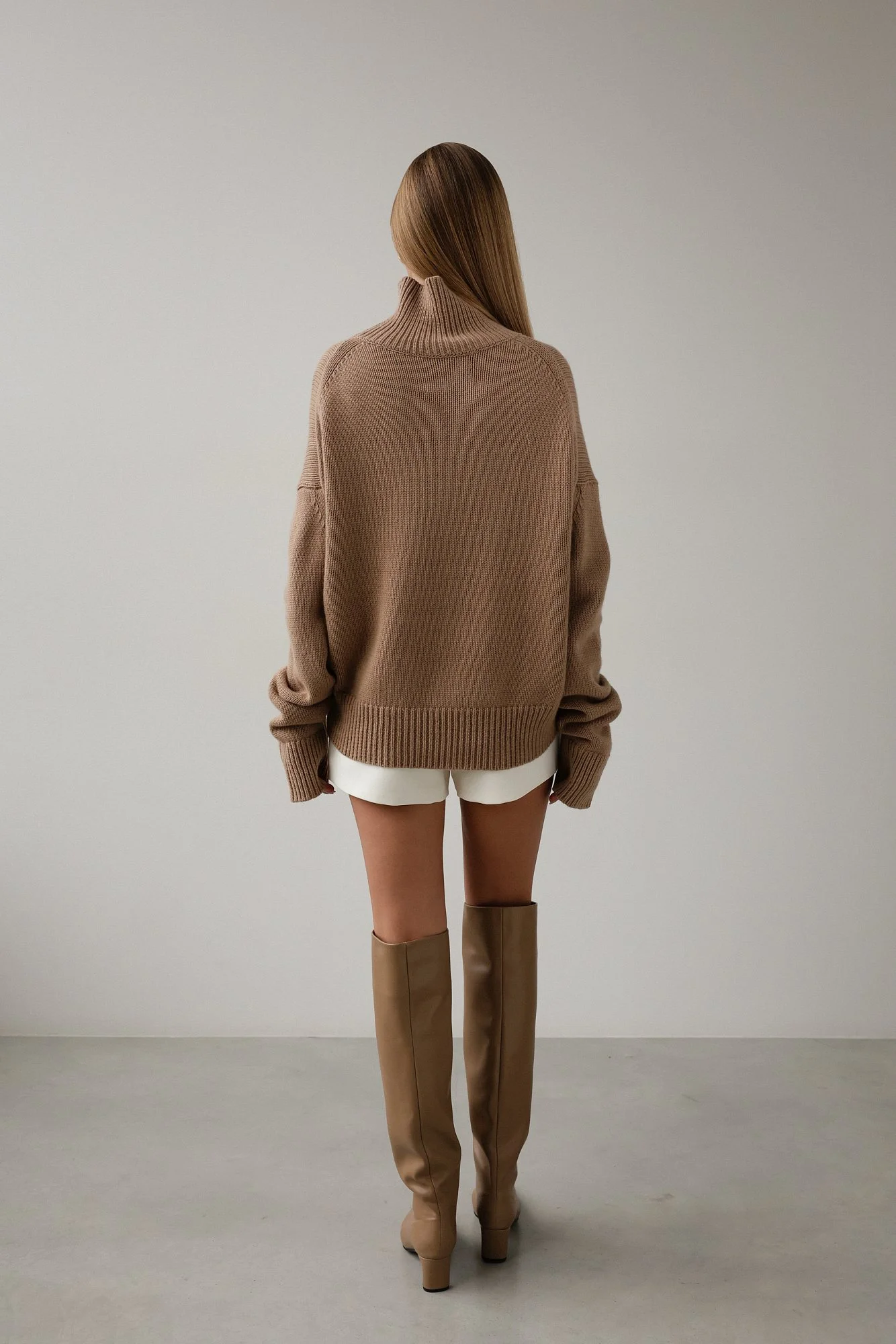 Свитер (S (42RU), коричневый). Изображение № 3