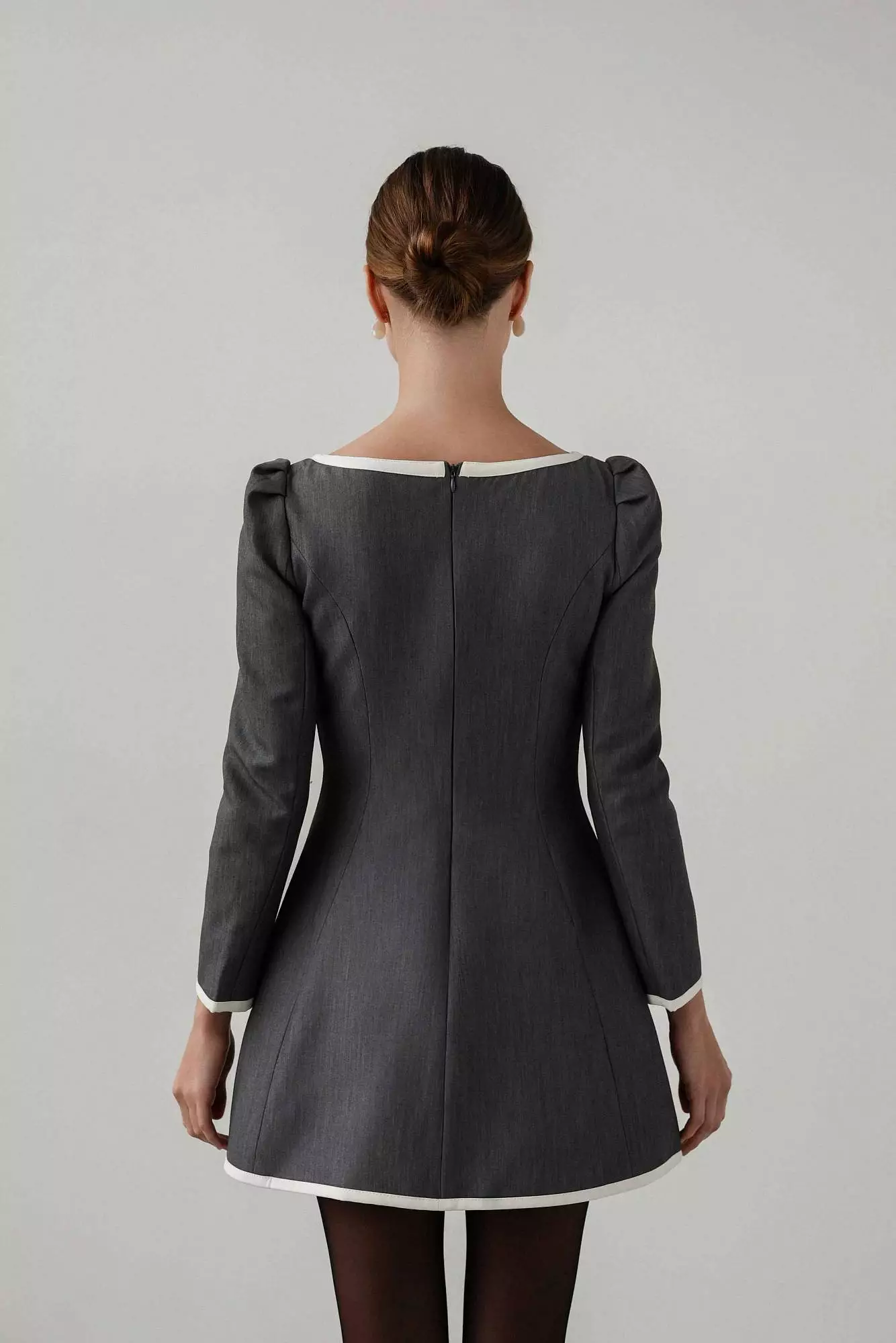 Платье (S (42RU), серый). Избражение № 5