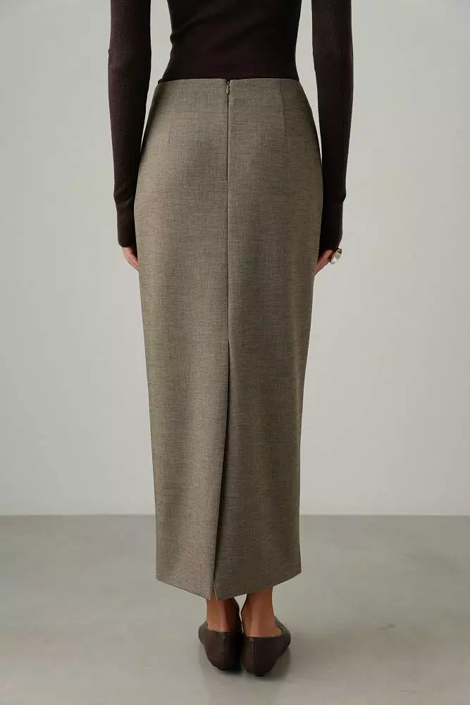 Юбка  (L (46RU), светло-коричневый). Изображение № 6