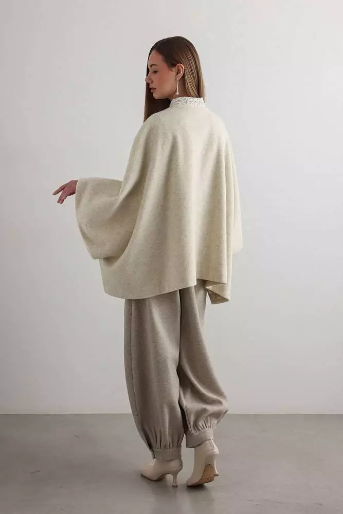 Накидка (onesize (42-46RU), светло-бежевый). Изображение № 4