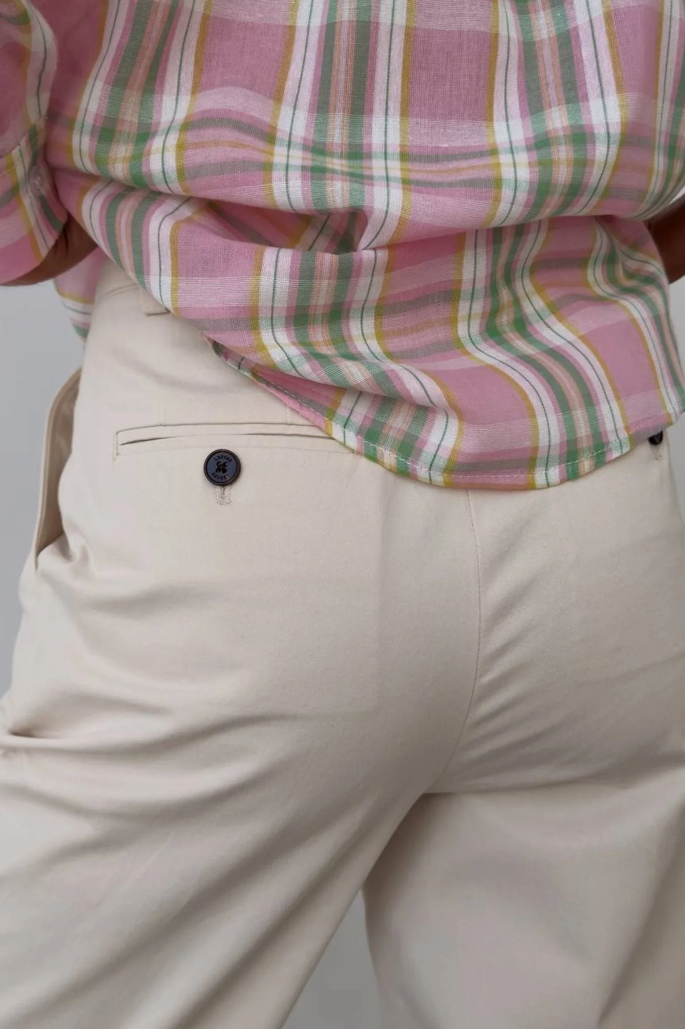 брюки (M (44RU), молочный). Избражение № 5