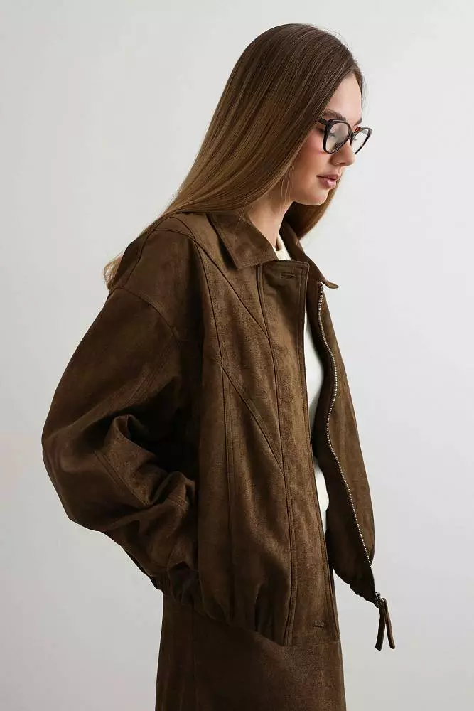 Куртка (S (42RU), коричневый). Изображение № 2