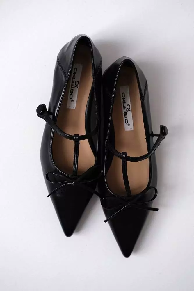 балетки (37, чёрный). Изображение № 1