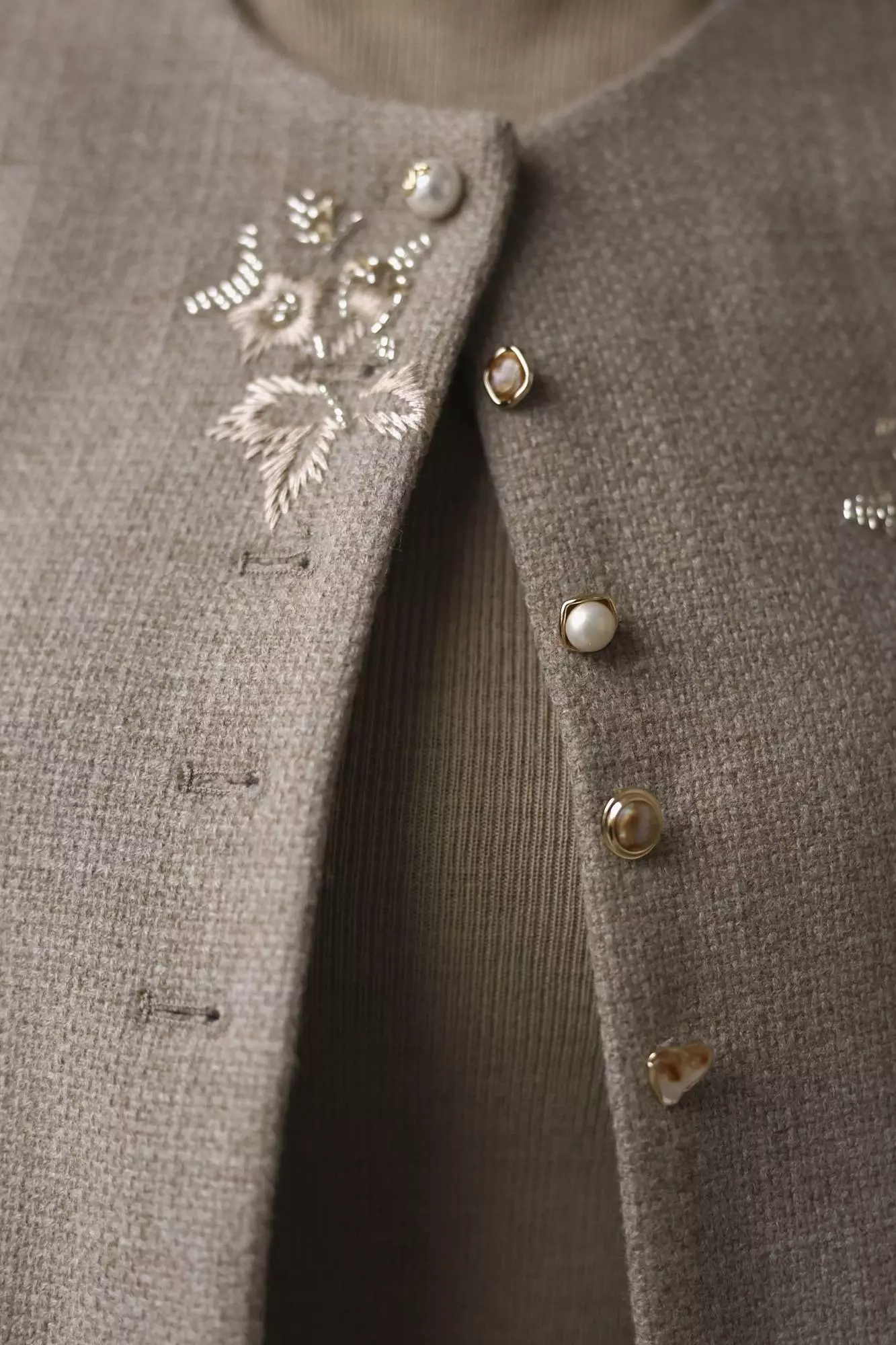 Жакет (S (42RU), бежевый). Избражение № 4