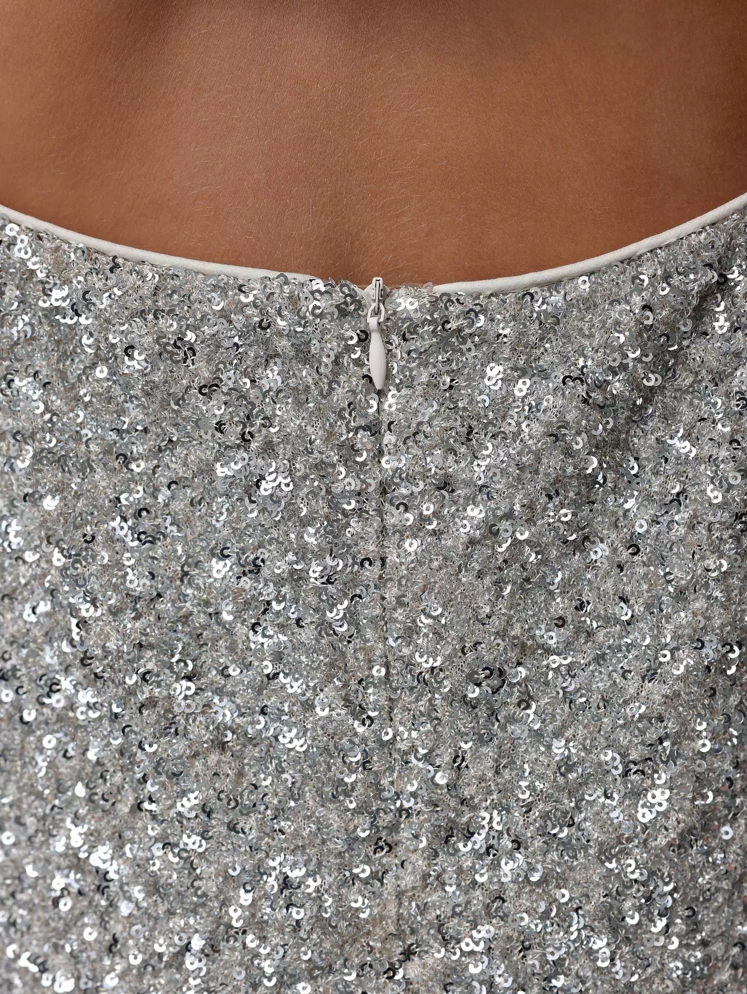 Платье (L (46RU), серебристый). Избражение № 5