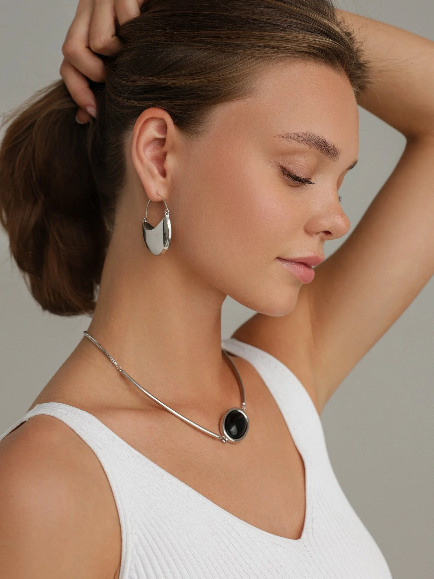 Колье (серебристый). Избражение № 4