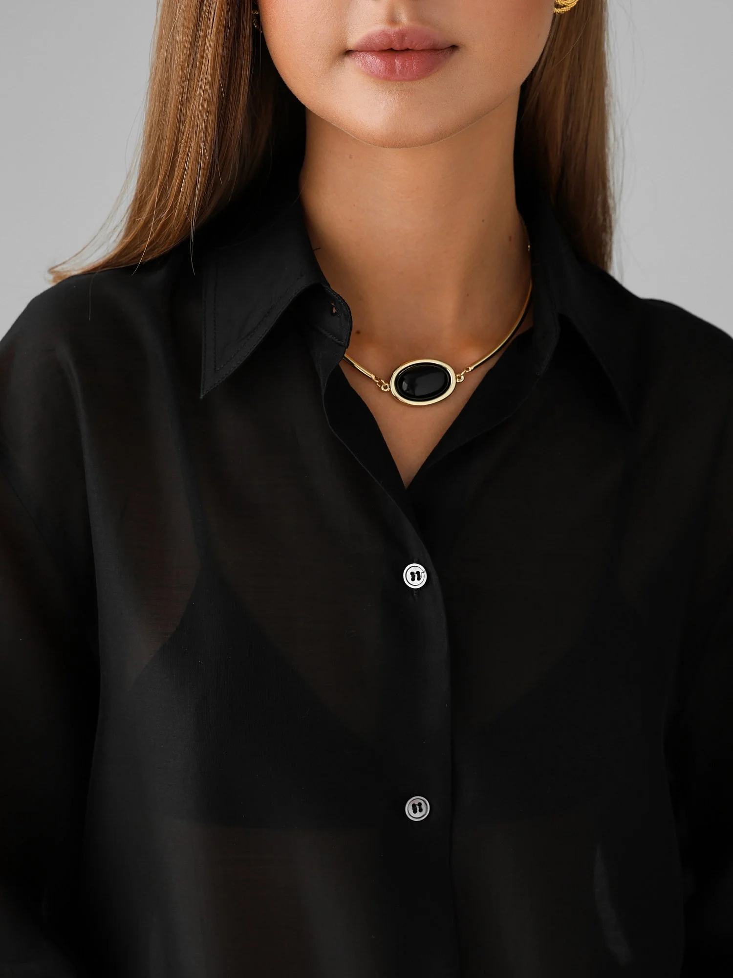 Рубашка (M (44RU), чёрный). Избражение № 2