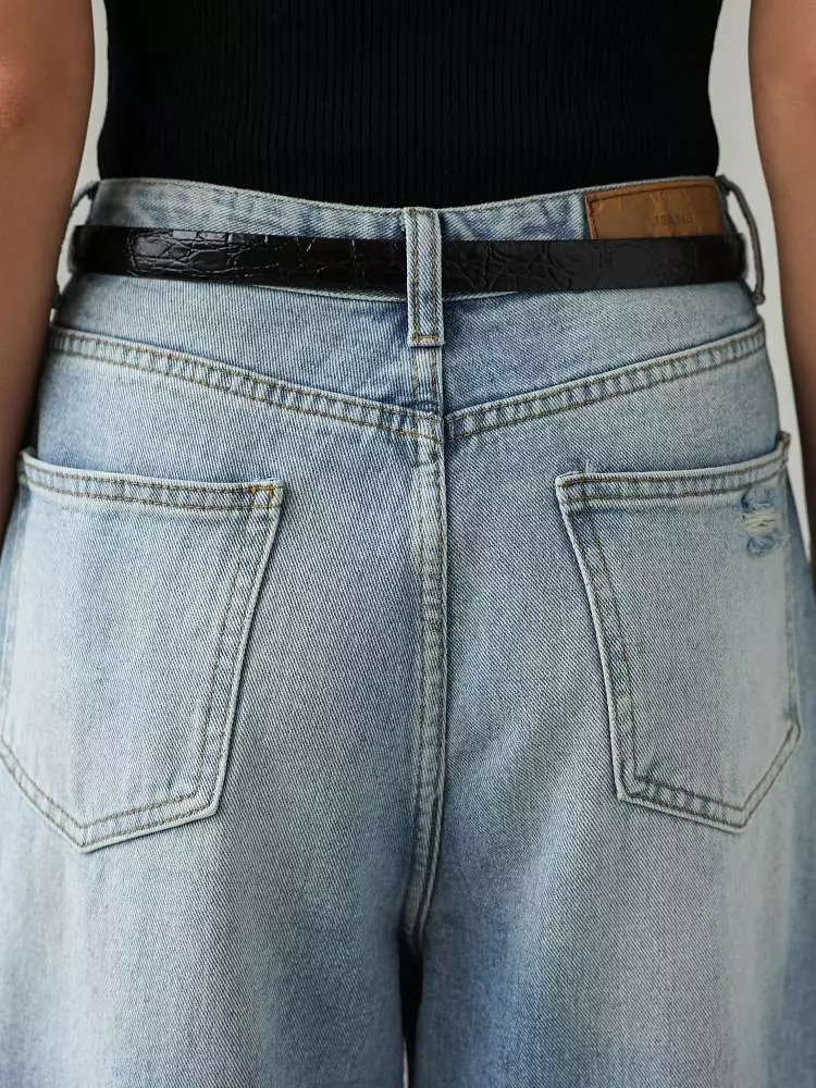 Джинсы (S (42RU), голубой). Изображение № 5