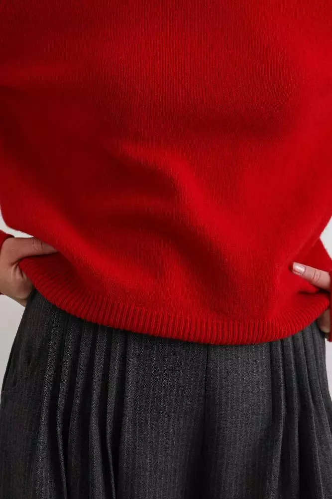 Джемпер (onesize (42-46RU), красный). Изображение № 5