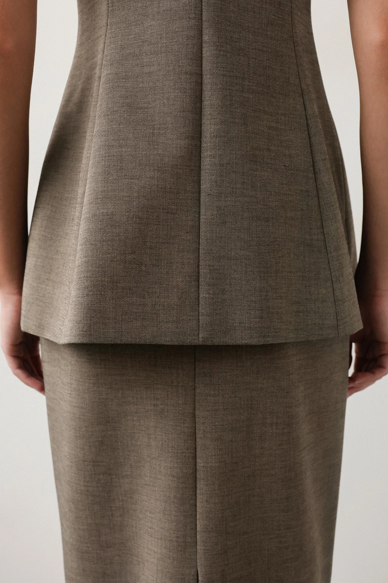 Жилет (M (44RU), светло-коричневый). Избражение № 6