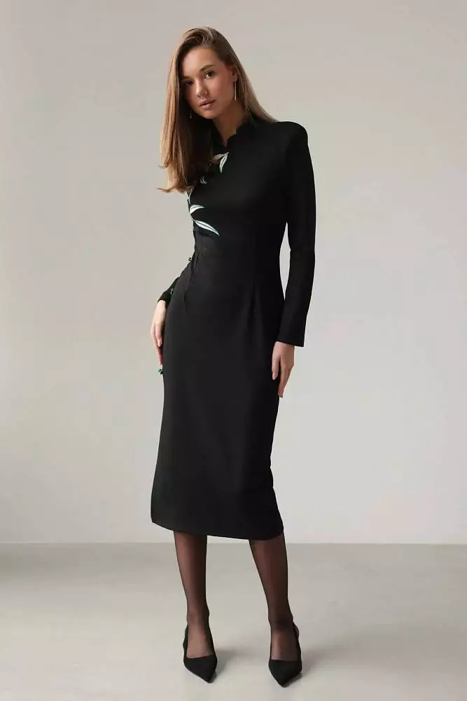 Платье  (S (42RU), чёрный). Изображение № 1