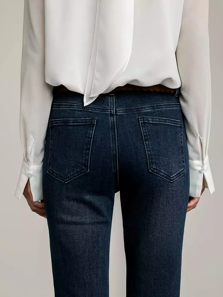 Джинсы (L (46RU), тёмно-синий). Изображение № 6