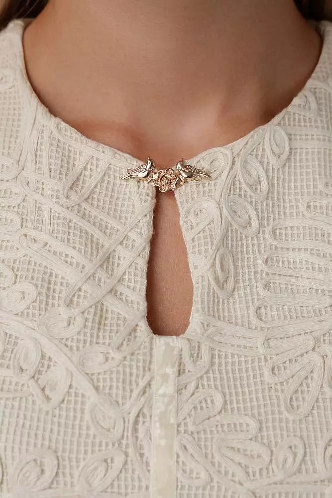 Топ (L (46RU), светло-бежевый). Изображение № 4