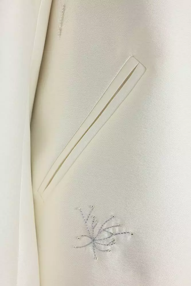 Жакет (S (42RU), молочный). Изображение № 4