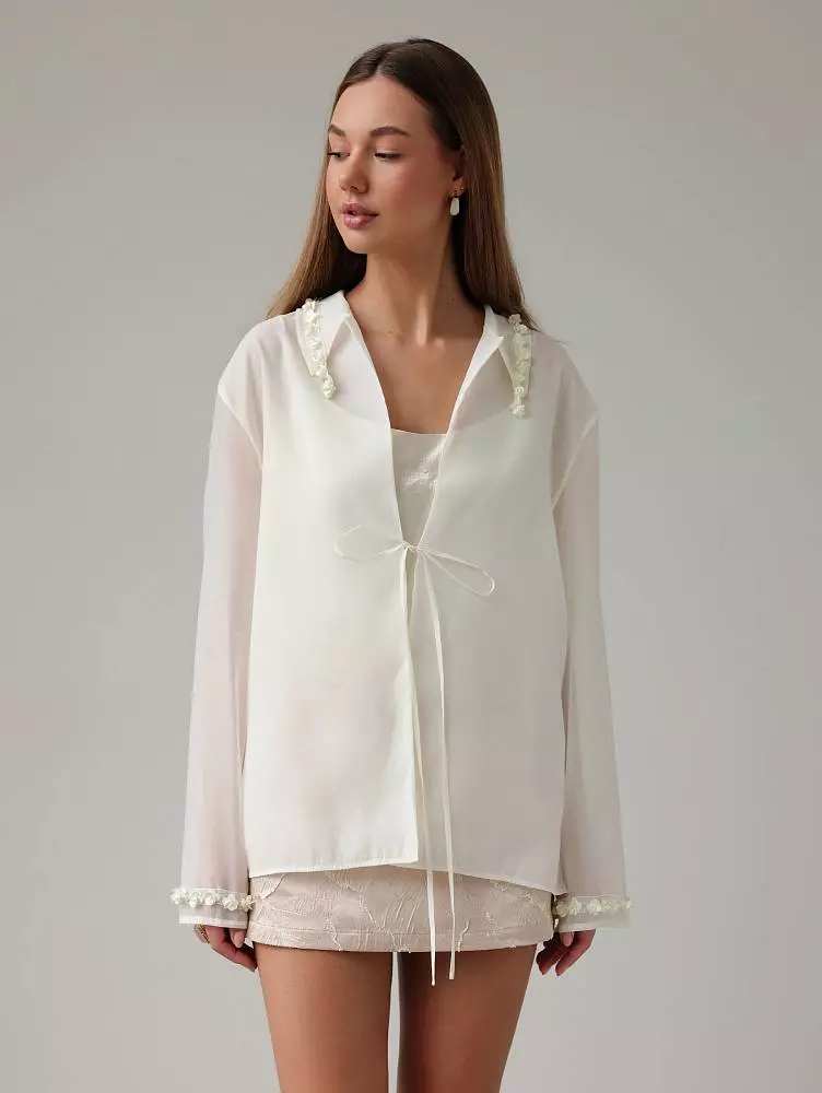 Блуза (S (42RU), ванильный). Изображение № 1