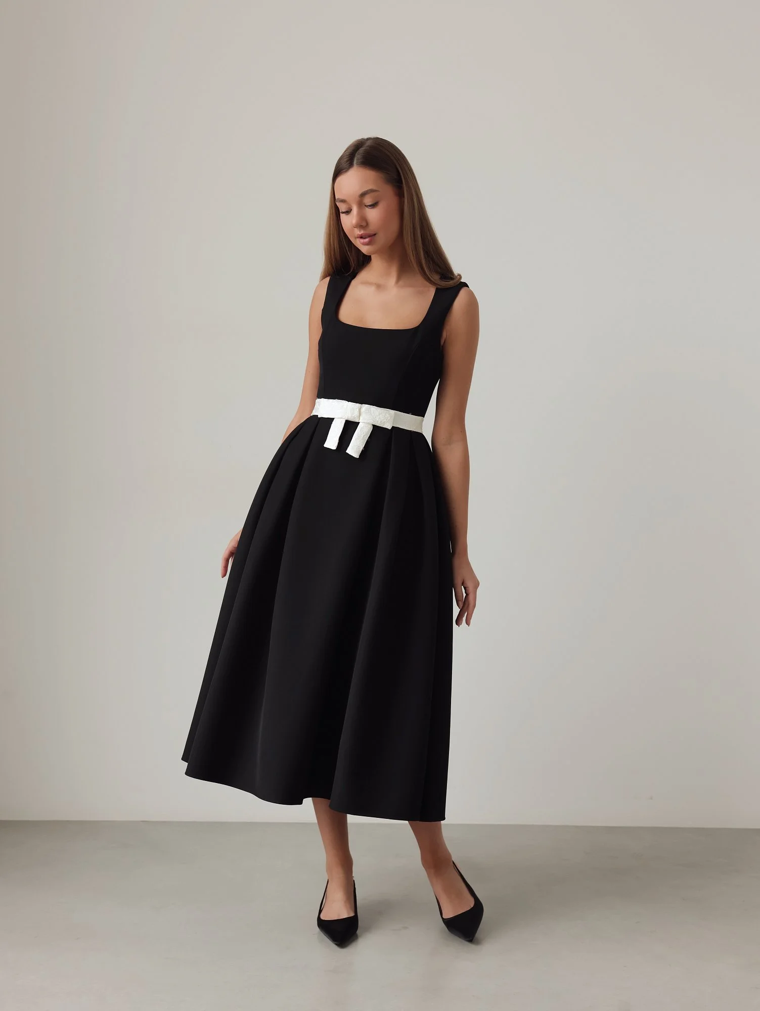 Платье  (M (44RU), чёрный). Избражение № 1