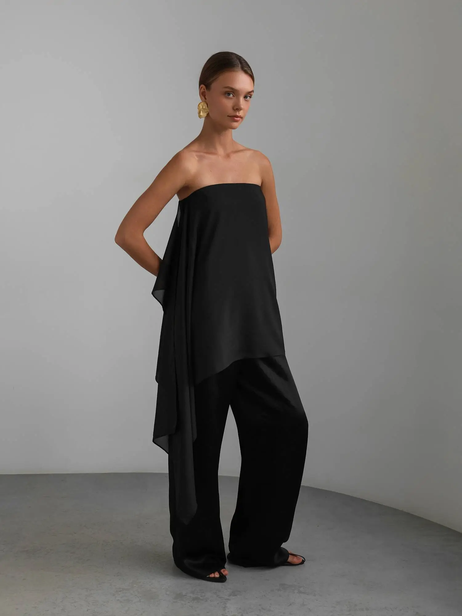 Топ (S (42RU), чёрный). Избражение № 2