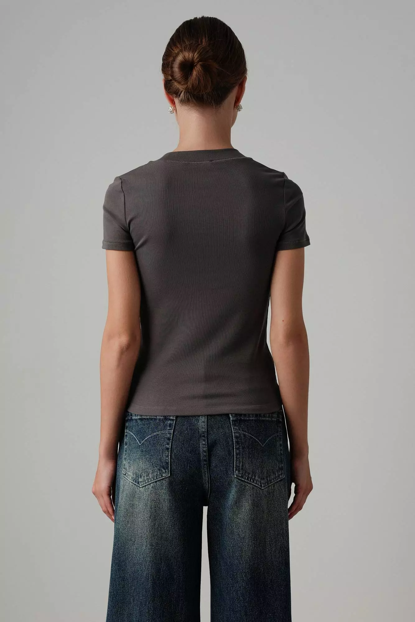 футболка (S (42), серый). Избражение № 6