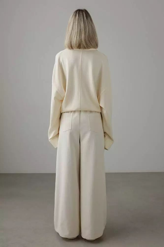 Брюки (L (46RU), светло-бежевый). Изображение № 4