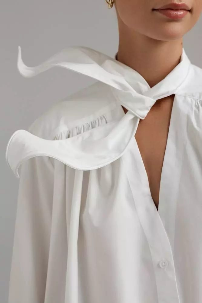 Блуза (L (46RU), белый). Изображение № 1