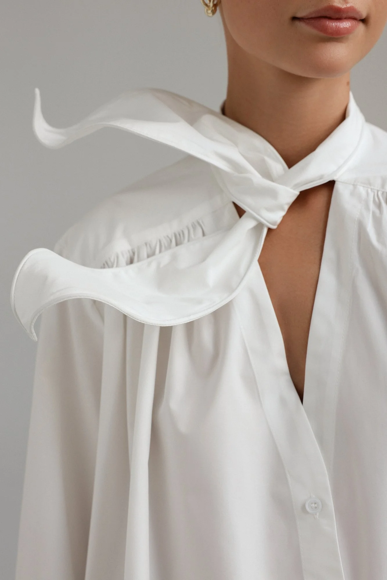 Блуза (L (46RU), белый). Избражение № 1