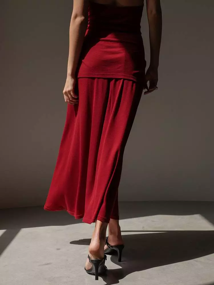 Юбка (S (42RU), бордовый). Изображение № 4