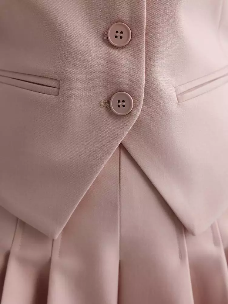 Жилет (L (46RU), бледно-розовый). Изображение № 2