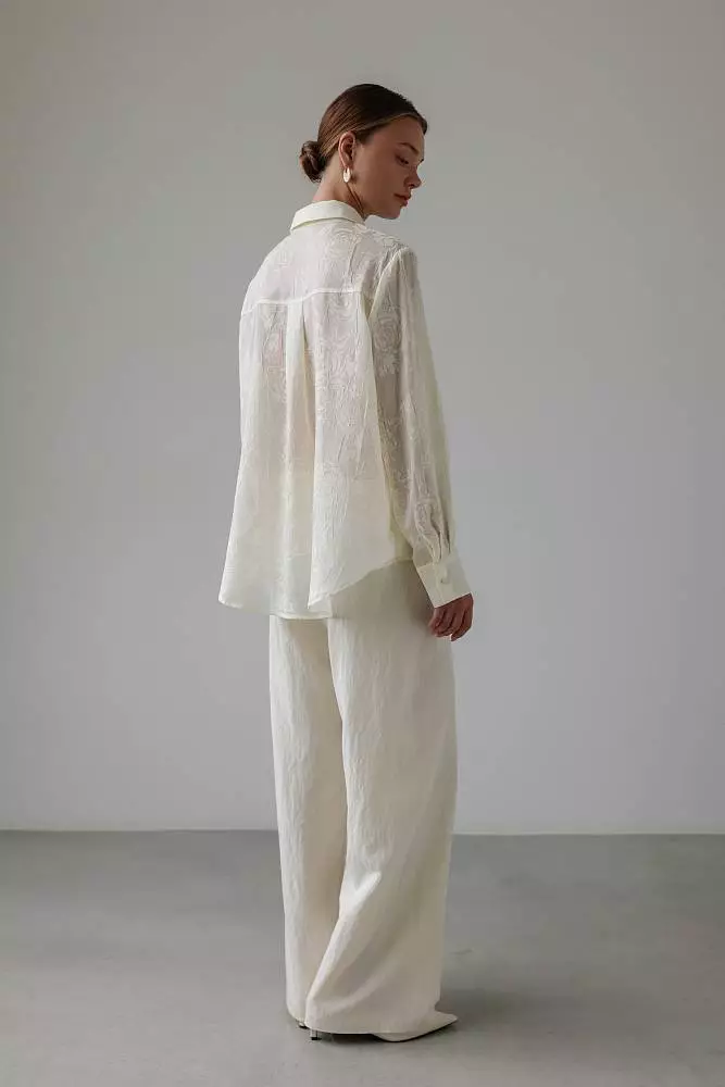 Рубашка (onesize (42-46RU), молочный). Изображение № 4