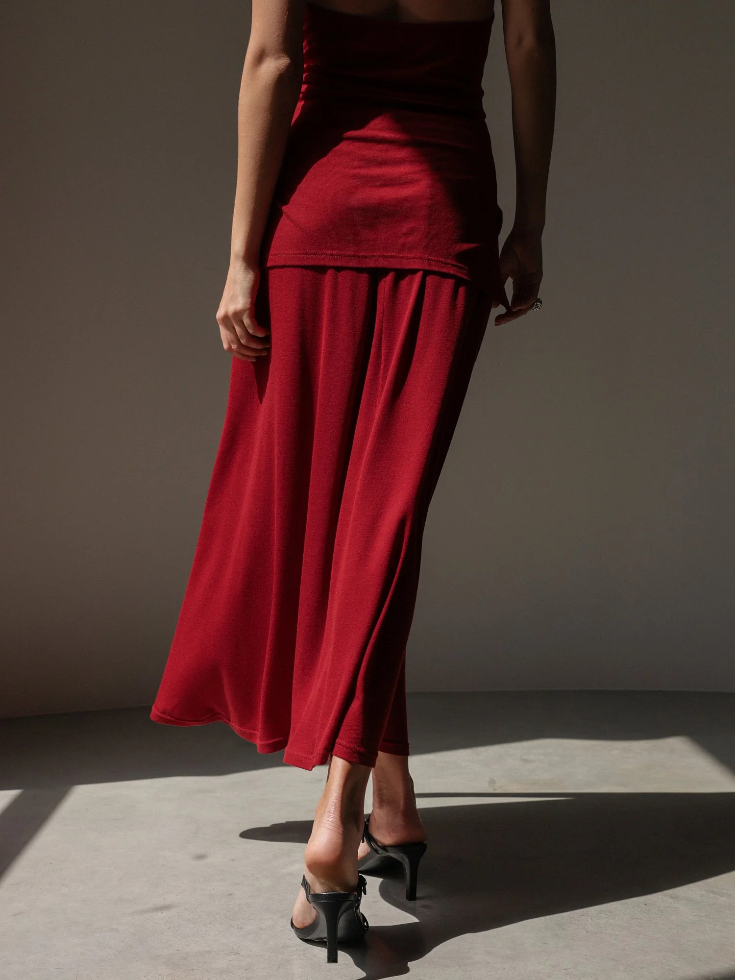 Юбка (S (42RU), бордовый). Избражение № 4