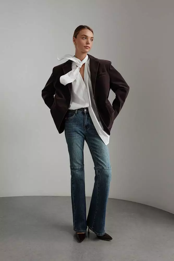 Блуза (L (46RU), белый). Изображение № 5