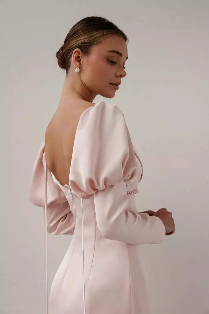 Платье (S (42RU), нежно-розовый). Изображение № 6