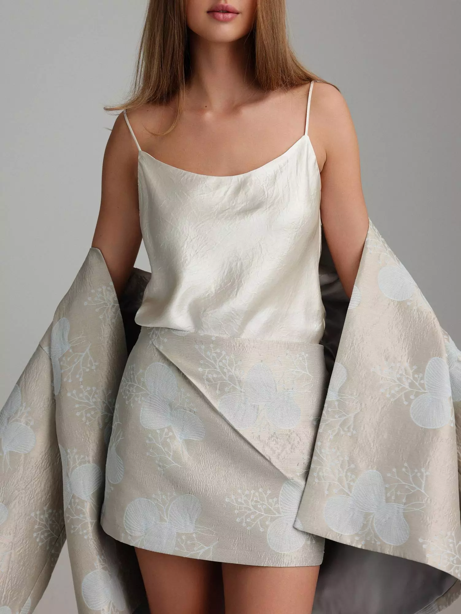 Юбка (S (42RU), серо-бежевый). Избражение № 5