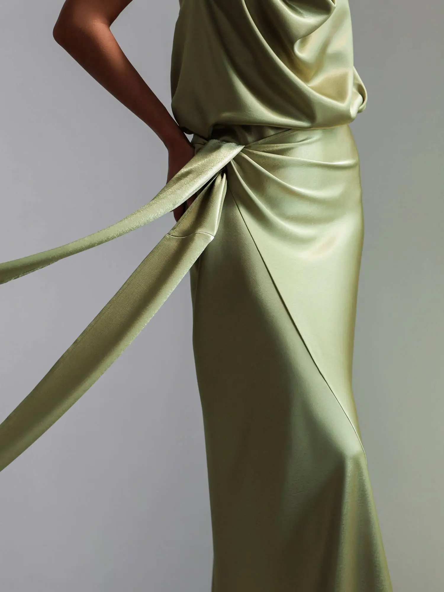 Юбка (S (42RU), оливковый). Избражение № 2