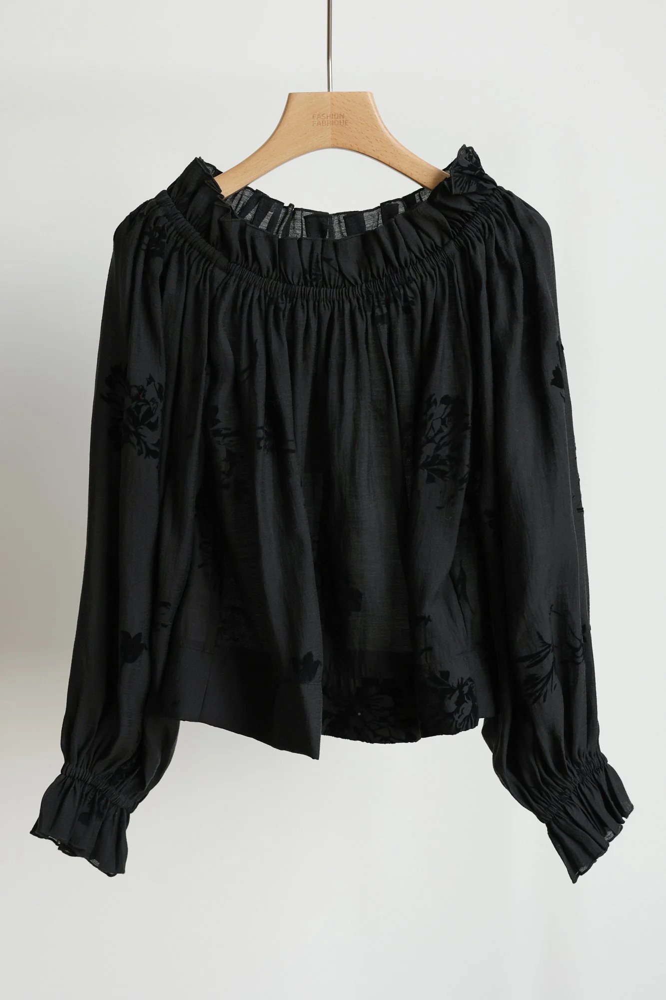 блузка (S, чёрный). Избражение № 1