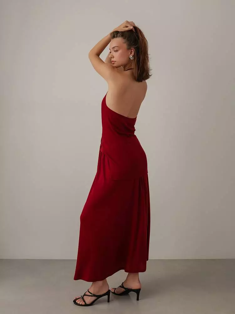 Юбка (S (42RU), бордовый). Изображение № 2