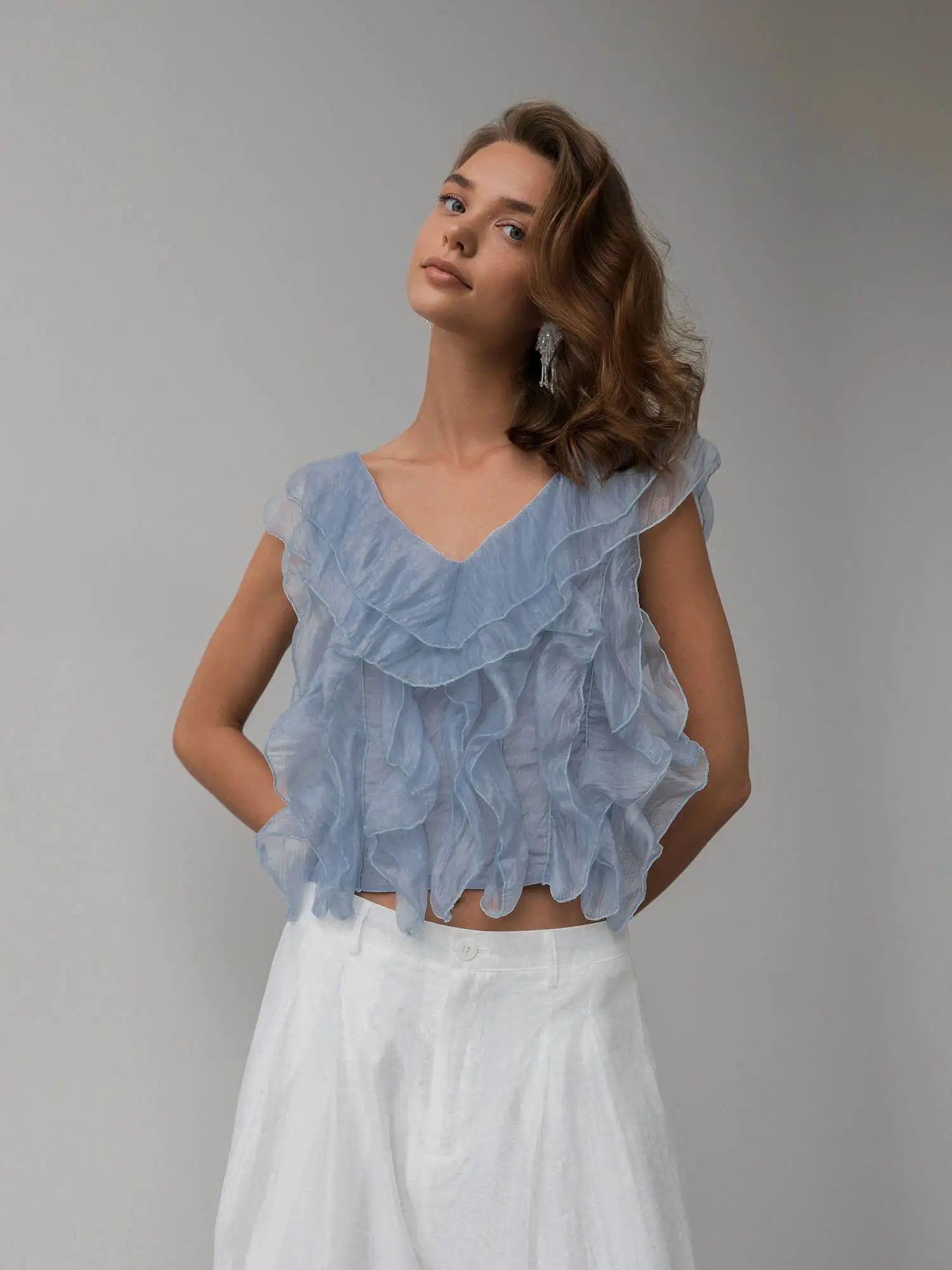 Топ (S (42RU), небесный). Избражение № 1