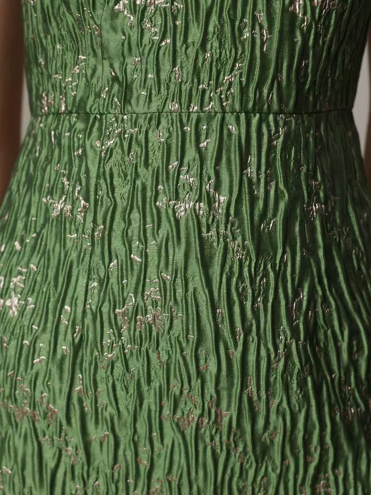 Платье (M (42RU), золотисто-зелёный). Изображение № 4