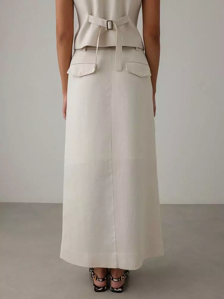 Юбка (S (42RU), светло-бежевый). Изображение № 5