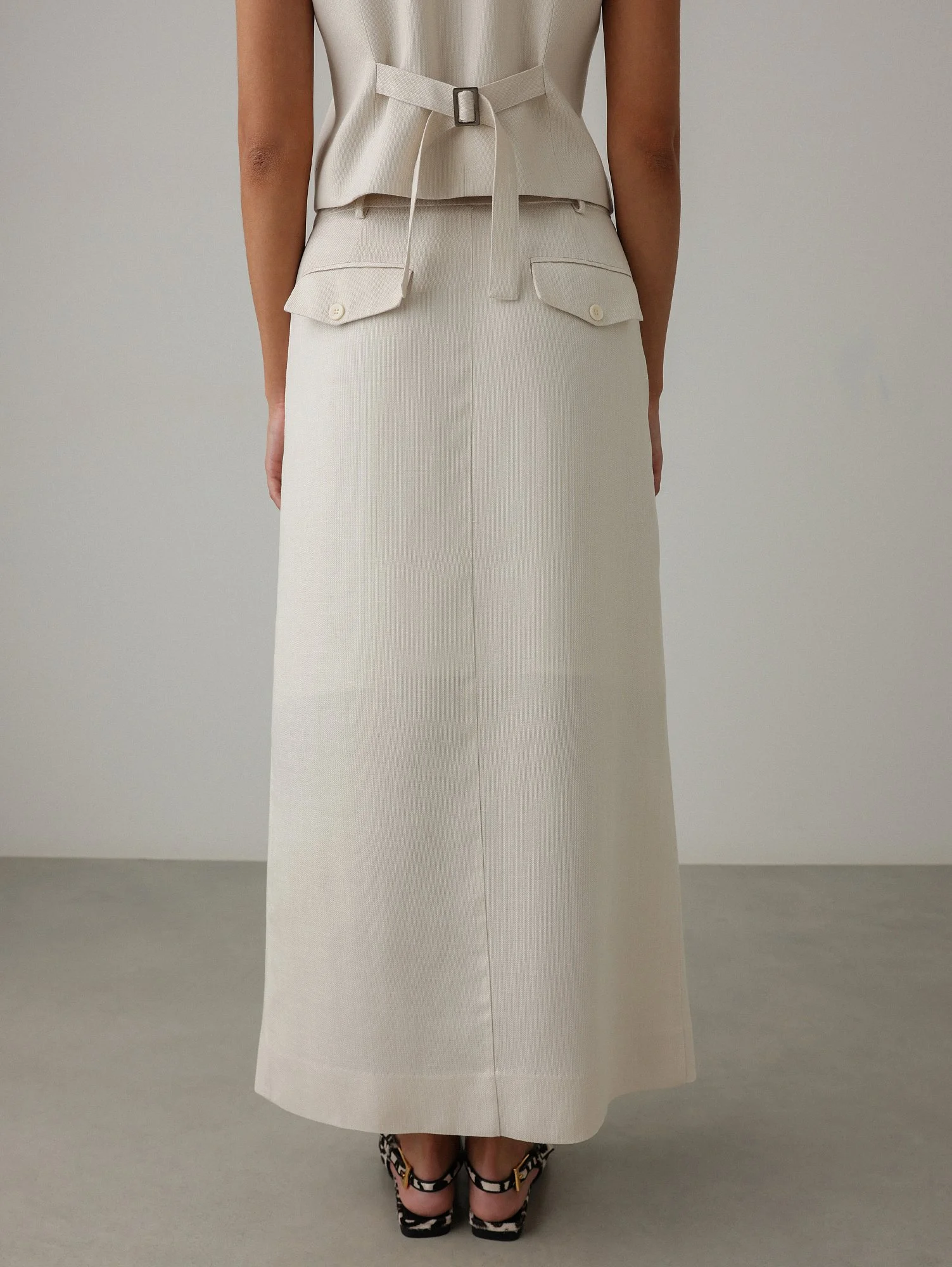 Юбка (S (42RU), светло-бежевый). Избражение № 5