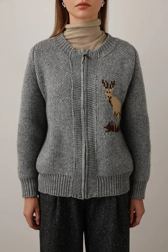 Кардиган (onesize (42-46RU), серый). Изображение № 2