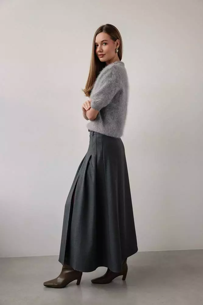 Юбка (S (42RU), серый). Изображение № 6