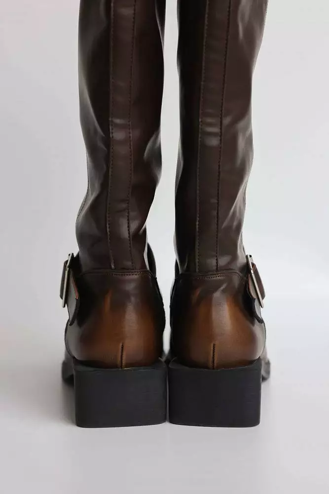 Cапоги (38, шоколадный). Изображение № 5