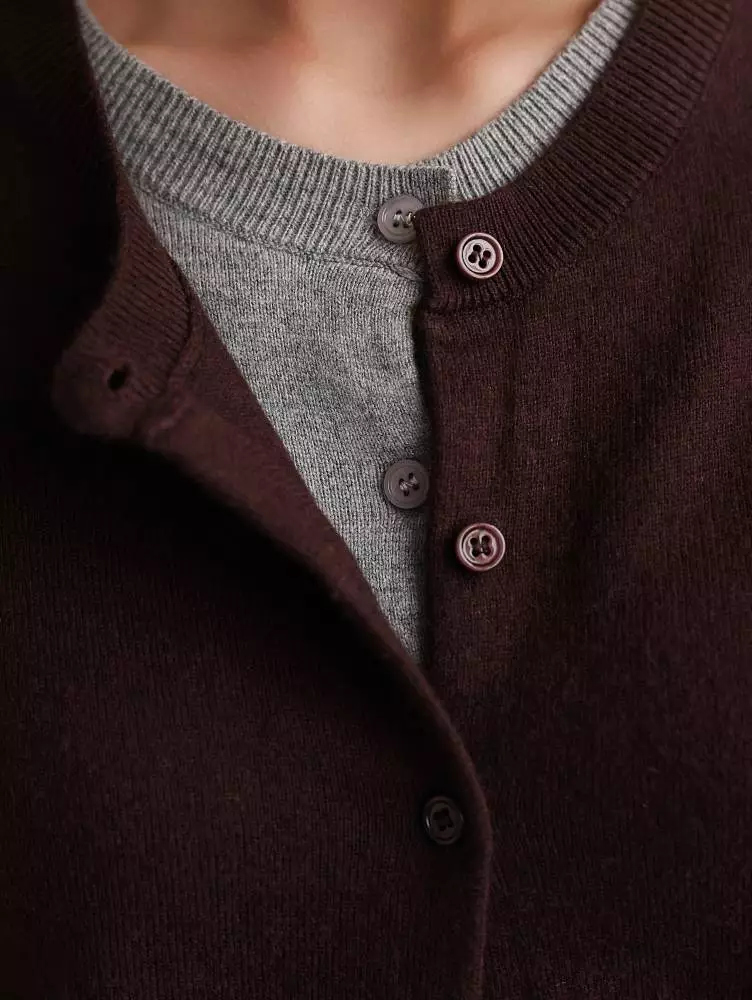 Кардиган (M (44RU), шоколадный). Изображение № 4