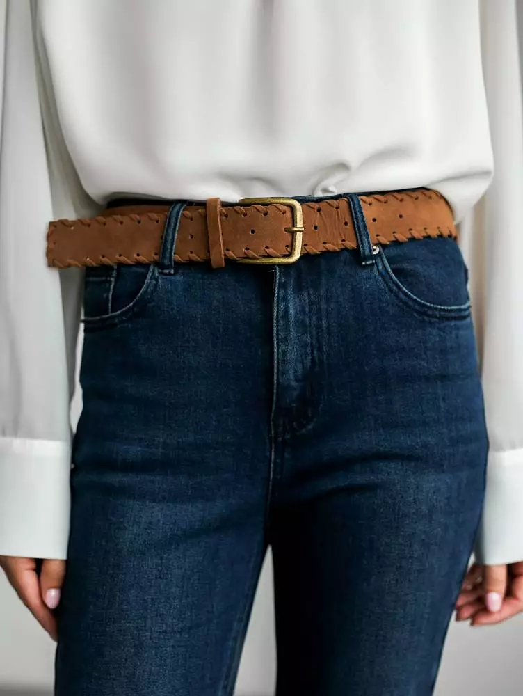 Джинсы (L (46RU), тёмно-синий). Изображение № 3