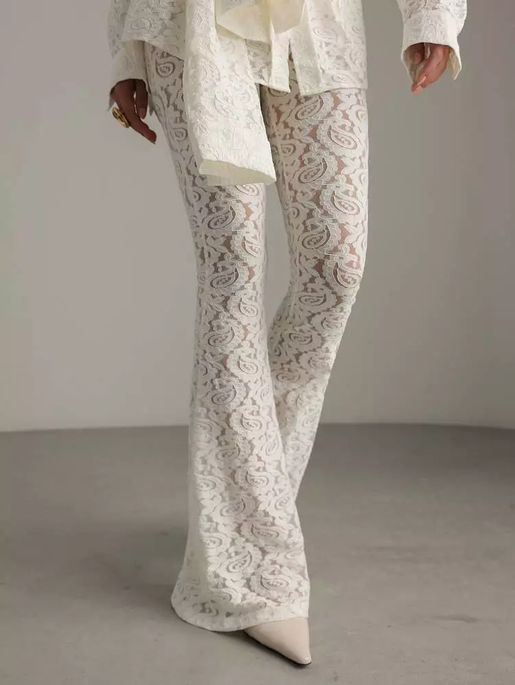 Брюки (L (46RU), молочный). Изображение № 4