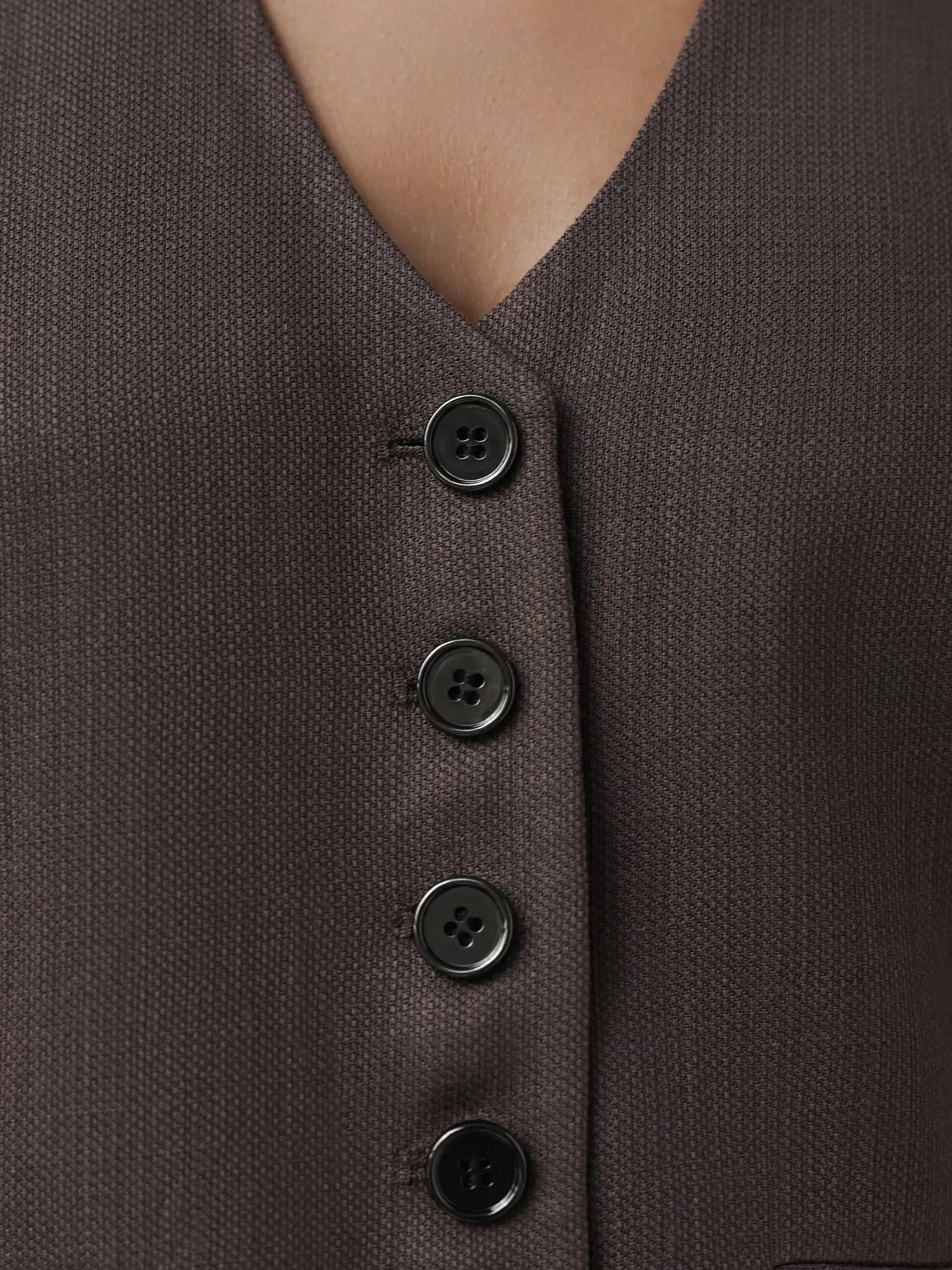 Жилет (L (46RU), коричневый). Избражение № 4