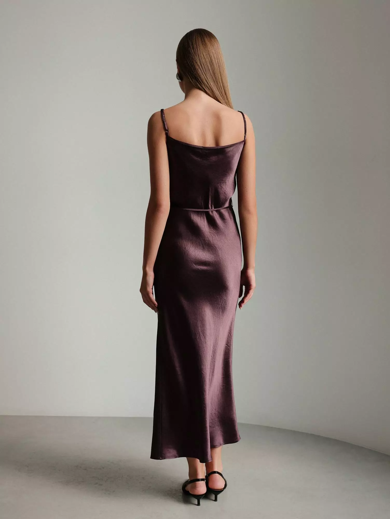 Платье  (S (42RU), сливовый). Избражение № 6