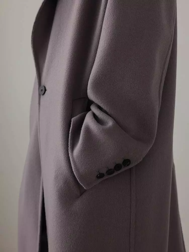 Пальто (onesize, пыльно-сиреневый). Изображение № 4