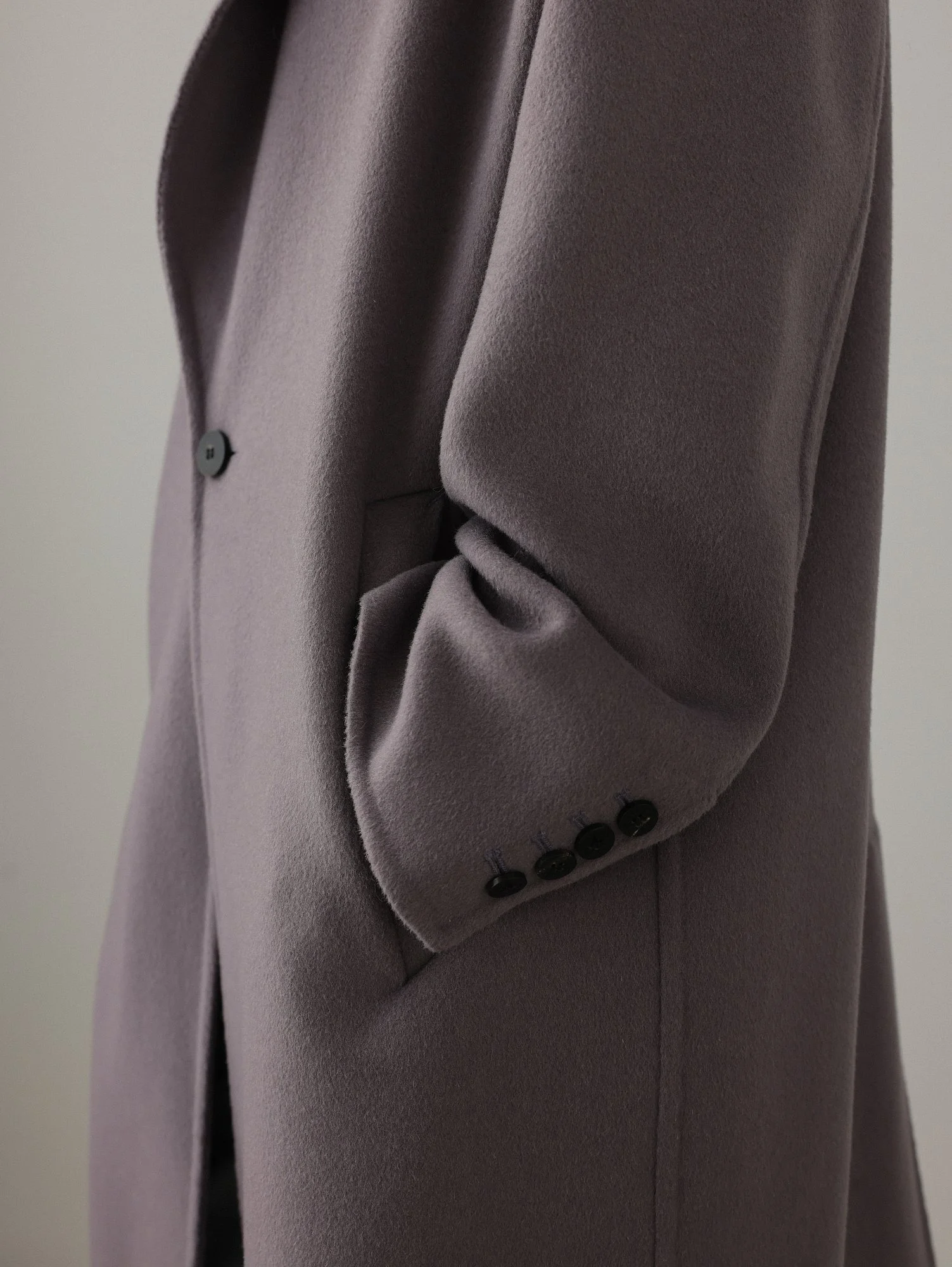 Пальто (onesize, пыльно-сиреневый). Избражение № 4